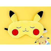 Pokemon Snorlax Sleeping Eye Mask/Pikachu Face Sleep Mask/Comfortable & Soft Eye Cover Sleep (Pikachu)