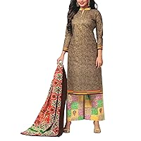 ladyline Cotton Printed Salwar Kameez Salwar Kameez for Women with Cotton Dupatta Indian Dress