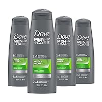 Fortifying 2-in-1 Shampoo and Conditioner Fresh and Clean with Caffeine 4 Count For Everyday Care Helps Strengthen and Nourish Hair 12 oz