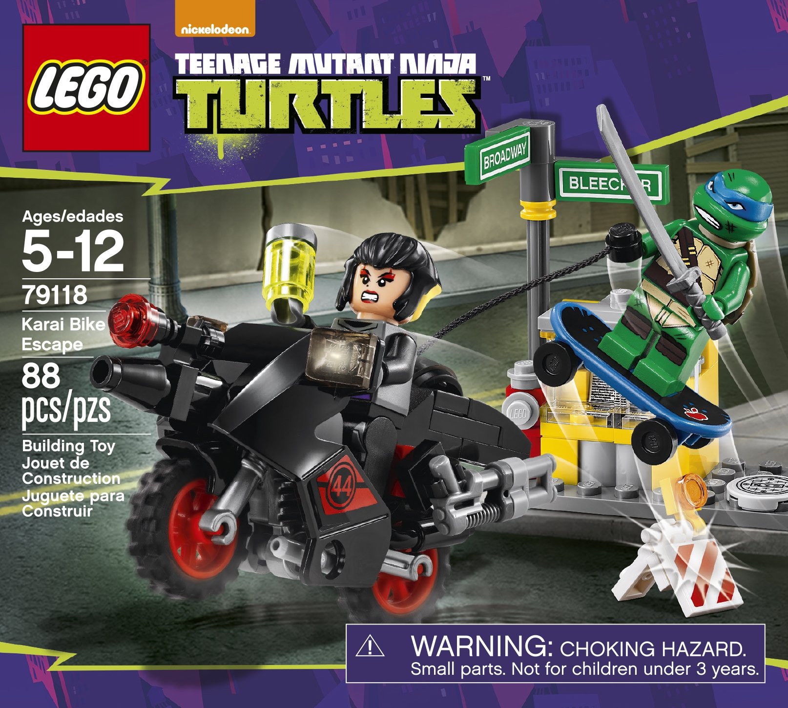 LEGO Ninja Turtles 79118 Karai Bike Escape Building Set