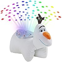 Pillow Pets Disney Frozen II Olaf Snowman Sleeptime Lite - Stuffed Animal Plush Nightlight , White