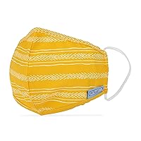 Dr. Talbot's Adult Washable Cloth Face Mask with Filter Pocket for Personal Health, 1 Pack, Yellow Arrows
