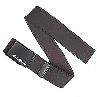 Eddie Bauer Men's Backcountry Belt-Active Stretch Webbing with Military Clamp Buckle