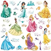 Disney Princess Royal Debut Peel and Stick Wall Decals by RoomMates, RMK2199SCS