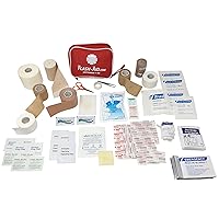 Bundle: Youth Sports First Aid Kit + Extra Athletic Tape and Tape Underwrap