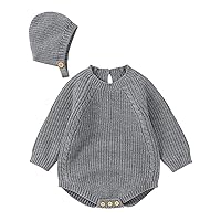 Little Girl Cardigan Sweater Romper Cotton Long Sleeve Boy Girl Sweater Clothes Baby Bodysuit With Easter Outfits