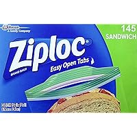 Ziploc Sandwich Bags - Box of 145ct