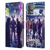Head Case Designs Officially Licensed Watch Dogs Legion Winston City Artworks Leather Book Wallet Case Cover Compatible with Motorola Moto Edge 30 Fusion
