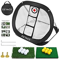 Chipping Net, Pop Up Golf Chipping Net, Indoor/Outdoor Golf Net for Backyard Golf Chipping Game, Golf Practice Net Golfing Target Net for Accuracy and Chipping Practice, Golf Gifts Accessories for Men