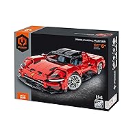 STEM Mechanical Transmission Engineering Building Toy, 1:14 Scale Super car Blocks Take Apart Toy, 1131 Pcs DIY Building Kit, Learning Engineering Construction Toys