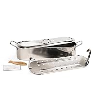 RSVP International Endurance Collection Fish Poaching Set, 18 inch, Stainless Steel