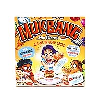 MUKBANG Electronic Food Sound Memory Game, Match Cards to Mukbang Sounds, Gaming Unit, 35 Food Cards, Slurp, Crunch, Belch, & More