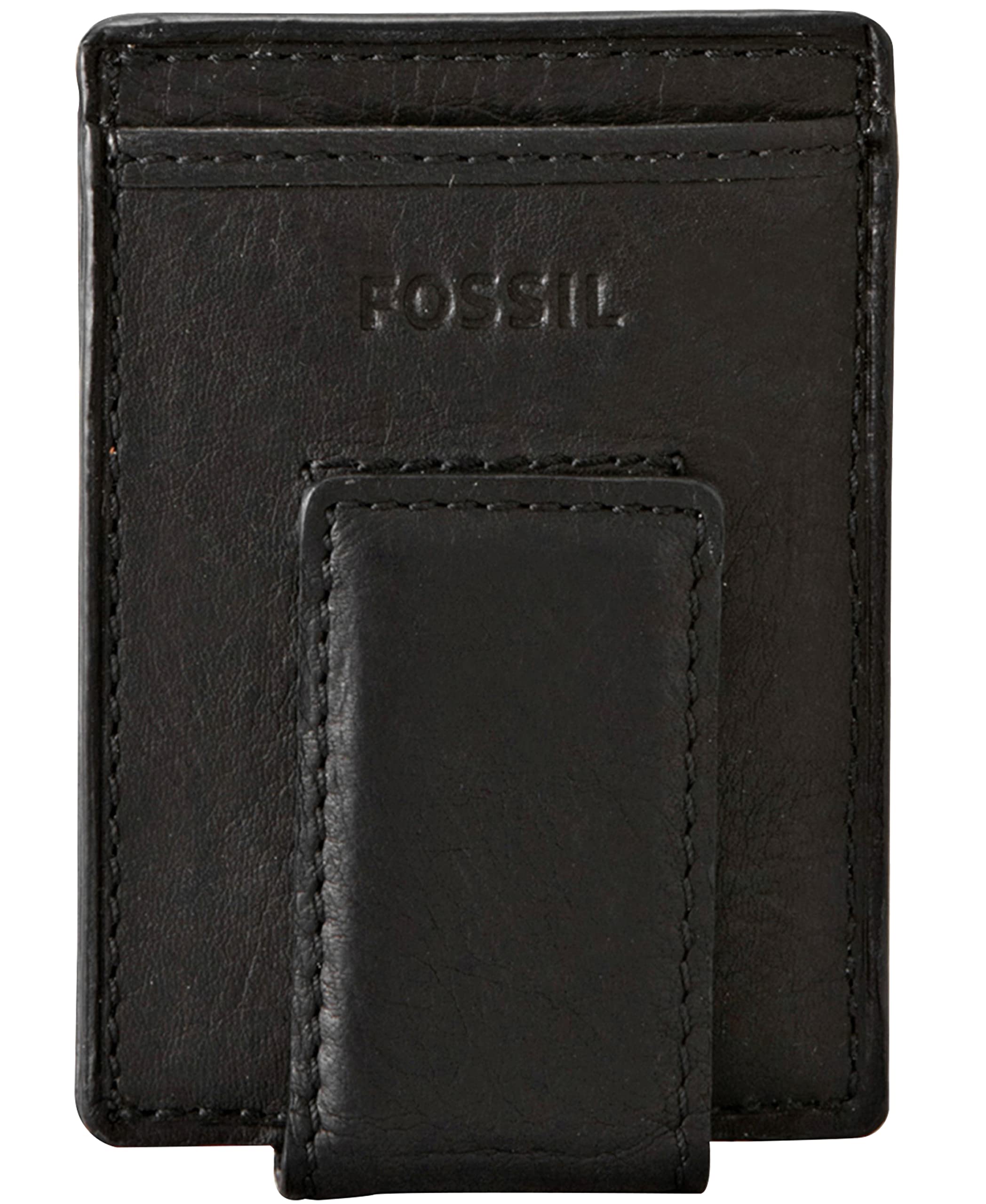 Fossil Men's Andrew Leather Magnetic Card Case with Money Clip Wallet