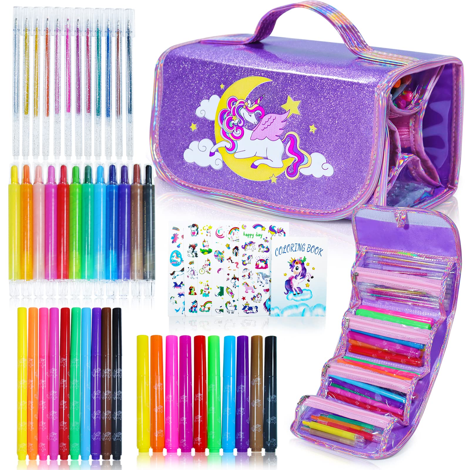 Buy Unicorn Kids Stationary Set for Girls: Pink-Purple Unicorn Gifts for  Aged 6-10 Years Old - Stationery Writing Craft Kit Toys for 6,7,8,9,10 Girl  - Little Girls 6-10 Ideal Christmas Birthday Gifts Online at desertcartINDIA