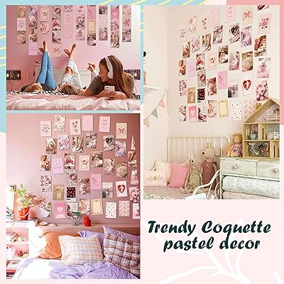 97 Decor Coquette Room Decor Aesthetic Vintage Wall ,Photo Pictures (8x10)