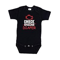 Mechanic Onesie/Check Diaper/Baby Engineer Outfit/Super Soft Romper
