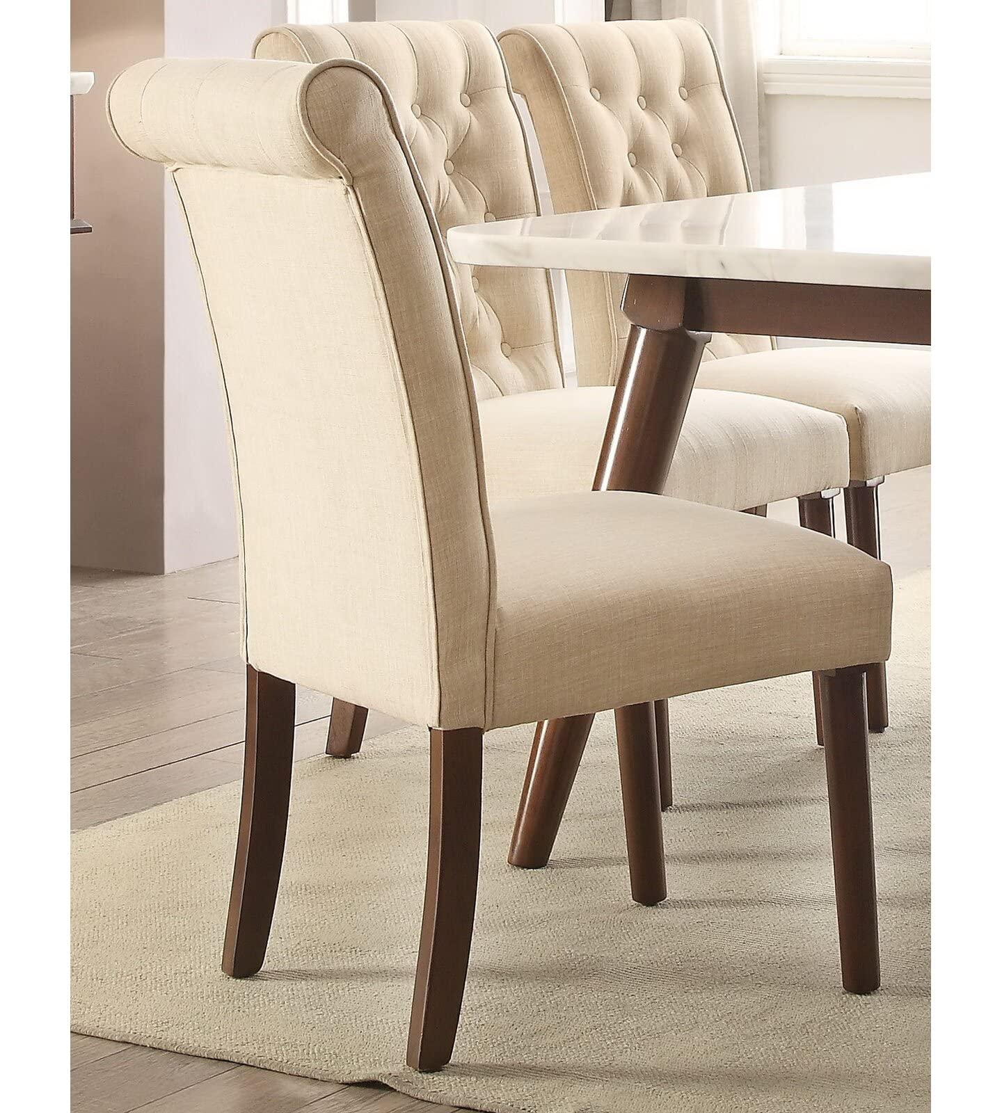 Hektor Upholstered Dining Chair, Overall Product Weight: 31 lb, Overall: 36.75'''' H x 19'''' W x 22'''...