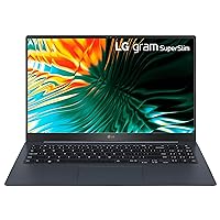 LG gram Superslim 15.6-inch Thin and Lightweight Laptop, Intel Evo Edition - Intel Core Ultra 7, 16GB RAM, 1TB SSD with OLED Display, Black