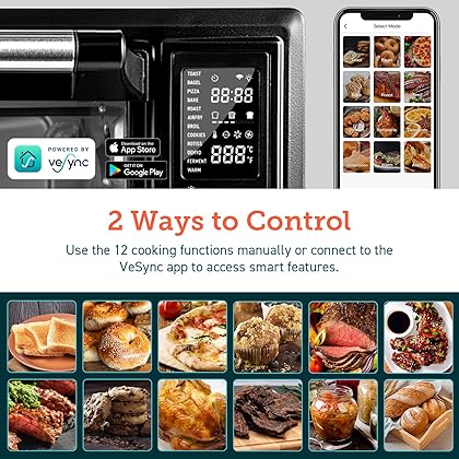 COSORI Air Fryer Toaster Oven Combo 12 Functions Smart 30L Large Countertop Dehydrator 13