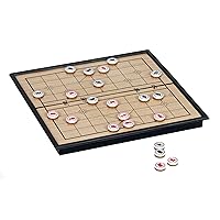 Travel Chinese Chess Set - Magnetic Foldiing Board - 7.75 in.