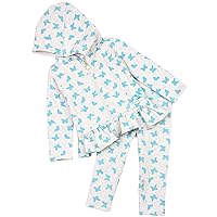 Baby Girl's Hooded Top and Leggings Set, Sizes 12-24M