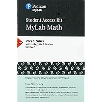 Precalculus -- MyLab Math with Pearson eText Access Code Precalculus -- MyLab Math with Pearson eText Access Code Printed Access Code Loose Leaf Kindle Hardcover