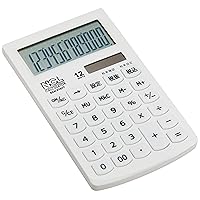 ECH-2101T-W Calculator, Monocolor, White