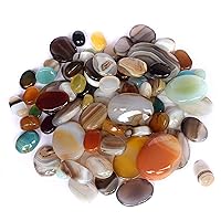 Real Gems Natural Multi Color Onyx Oval Cabochon Stone, December Birthstone Loose Gemstone, Onyx Gemstone Lot for Jewelry Making