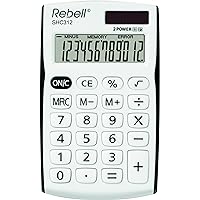 Rebell RE-SHC312BK BX Pocket Calculator