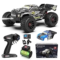 RIAARIO 1:14 Brushless RC Cars for Adults - Max 45MPH Monster Trucks -All Terrain Electric Vehicle - Off-Road RC Trucks with Limited Slip Clutch - 4WD Remote Control Car with Lipo Battery
