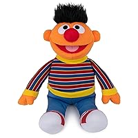 Sesame Street Official Ernie Muppet Plush, Premium Plush Toy for Ages 1 & Up, Orange, 13.5”