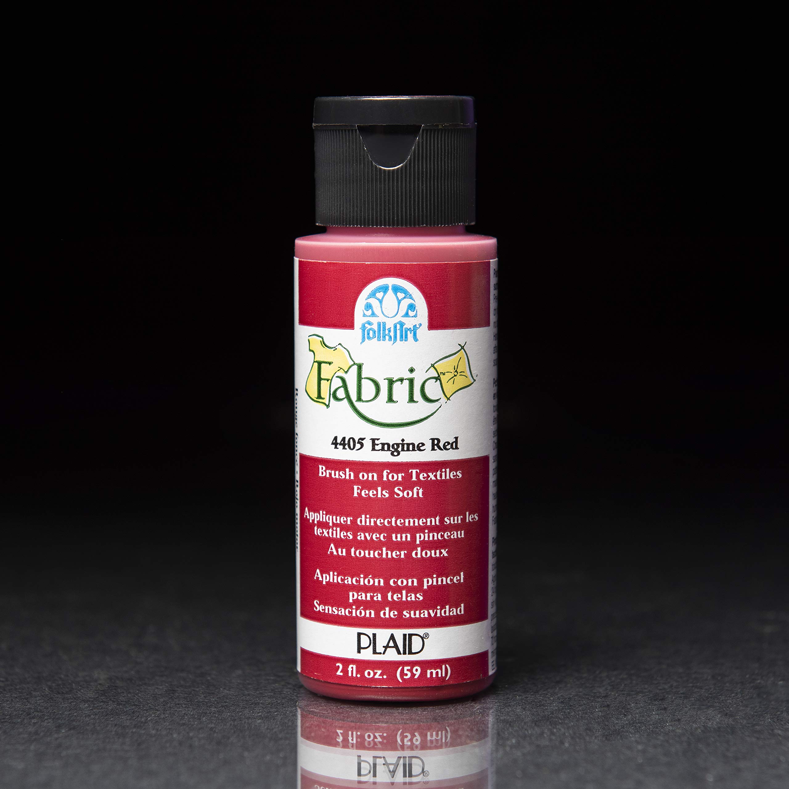 FolkArt Brush on Fabric Acrylic Paint Beginner Set (2-Ounce),