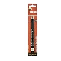 Koh-I-Noor Toison d'Or Graphite Pencil, 2B Degree, 2 Pack (FA1900.2BBC) , Black