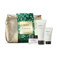 AHAVA Mud about You Gift Set, Includes Essential Day Moisturizer 50ml, Purifying Mud Mask 100ml, and Mineral Hand Cream 40ml