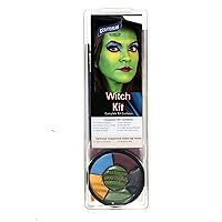 Graftobian Witch Character Makeup Kit - Witch Makeup Set for Costumes, Cosplay, and Halloween