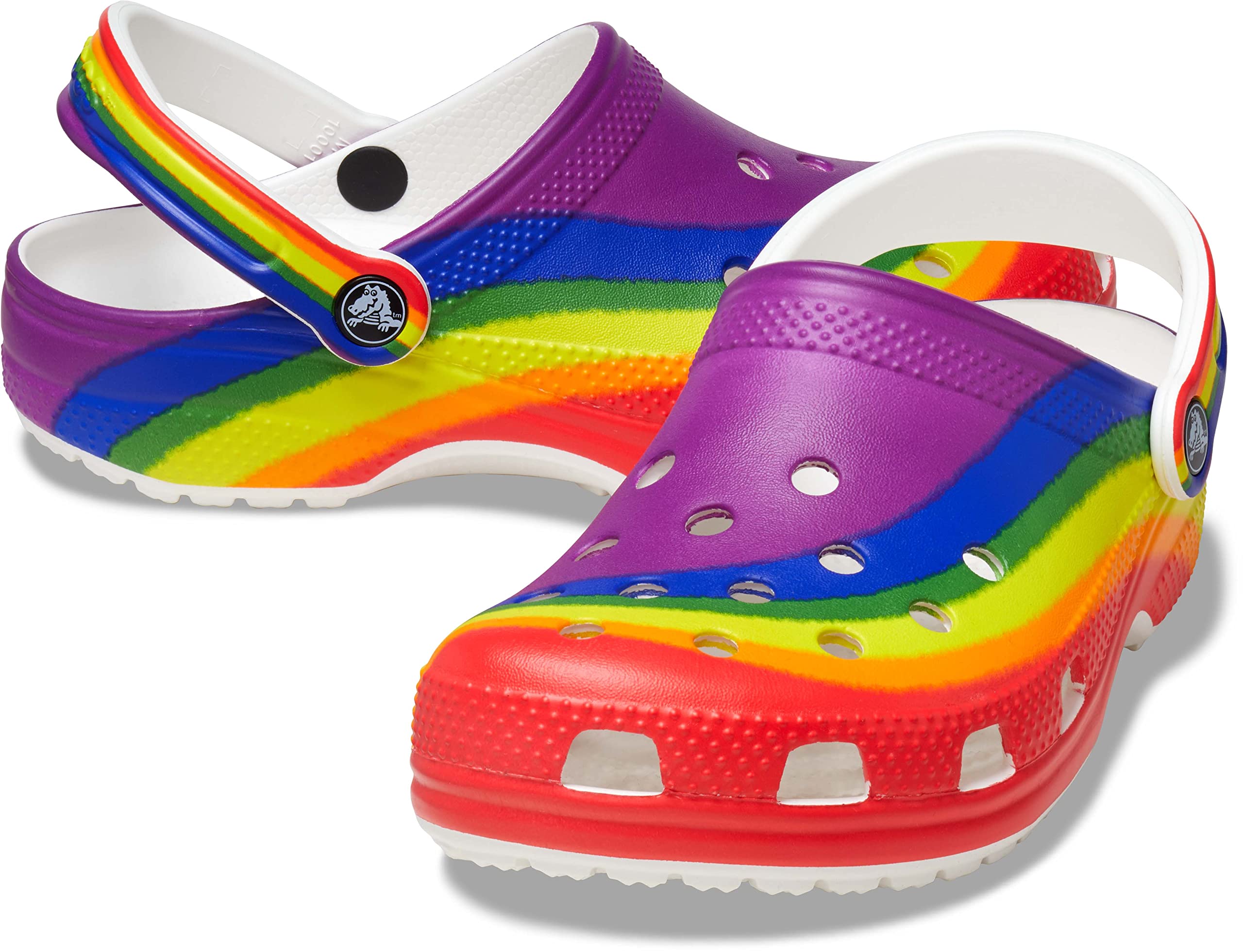 Crocs Unisex-Adult Classic Rainbow Dye Clog