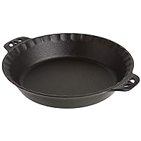 Camp Chef Cast Iron Pie Pan - True-Seasoned Cast Iron Pie Dish for Cooking & Camping Accessories - 10