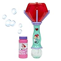 Disney Little Mermaid Lights and Sound Musical Bubble Wand, Bubble Solution Included, Multi