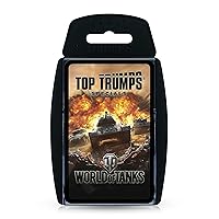 Top Trumps World of Tanks Classic Card Game, Learn about Shermans, Churchills, Tigers and T-34s in this educational pack, gift and toy for boys and girls aged 6 plus