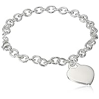 Amazon Collection Heart-Tag Bracelet
