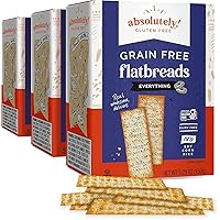 Absolutely Gluten Free Everything Flatbread, 5.29-Ounce (3-Pack) by Absolutely Gluten Free [Foods]