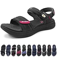 Gold Pigeon Shoes EVA Ultra Cushion Women Flat Sandal Lightweight Comfort Walking Sandal for Women Size 7-7.5 * 0755 Fuchsia -38