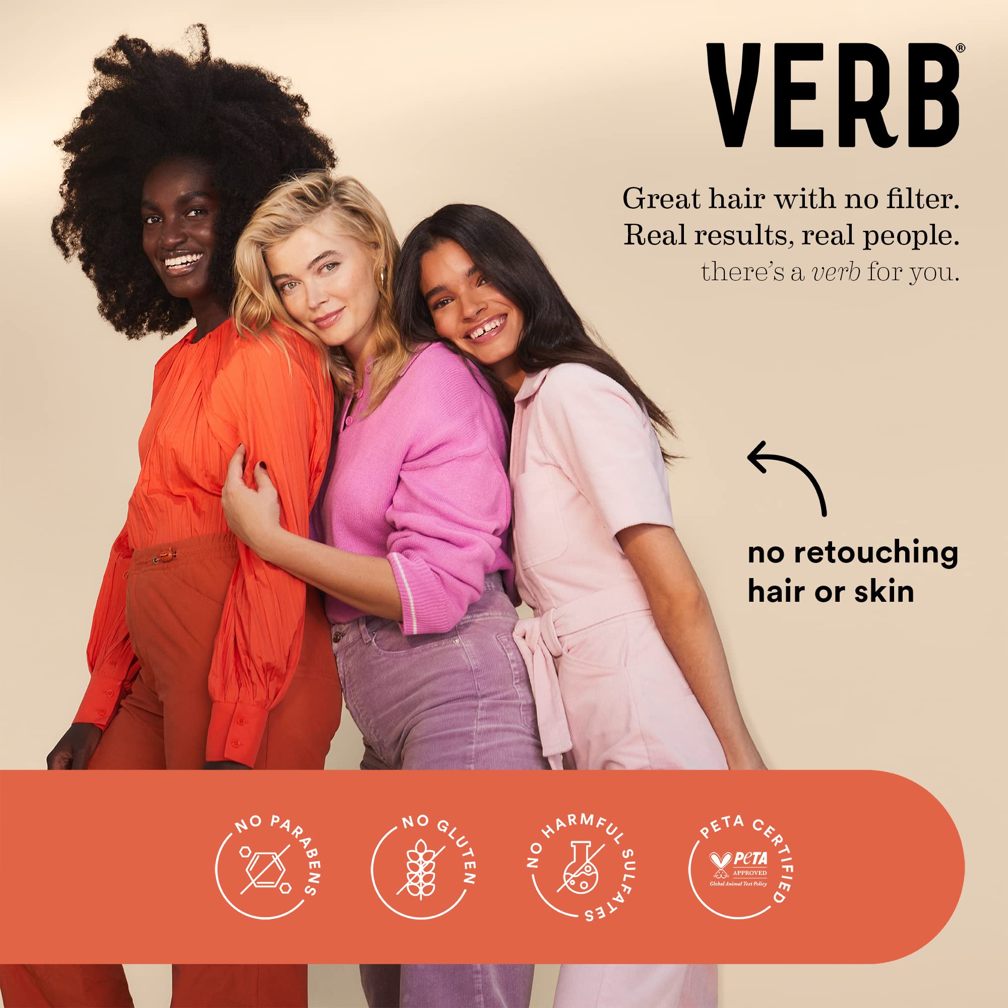 VERB Volume Texture Powder - Root Lift & Lightweight Hold - Volumizing & Texturizing Dry Powder for Full, Lifted Styles - Vegan Amplifying Powder for Fine or Flat Hair With No Harmful Sulfates 0.1 oz