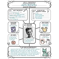 Graphic Organizer Posters: All-About-Me Web: 30 Fill-in Personal Posters for Students to Display with Pride