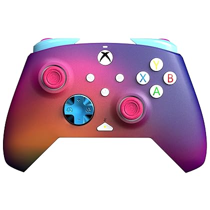 PDP Gaming REMATCH Advanced Wired Controller for Xbox Series X|S/Xbox One/PC, Customizable, App Supported - Australian Opal (Amazon Exclusive)