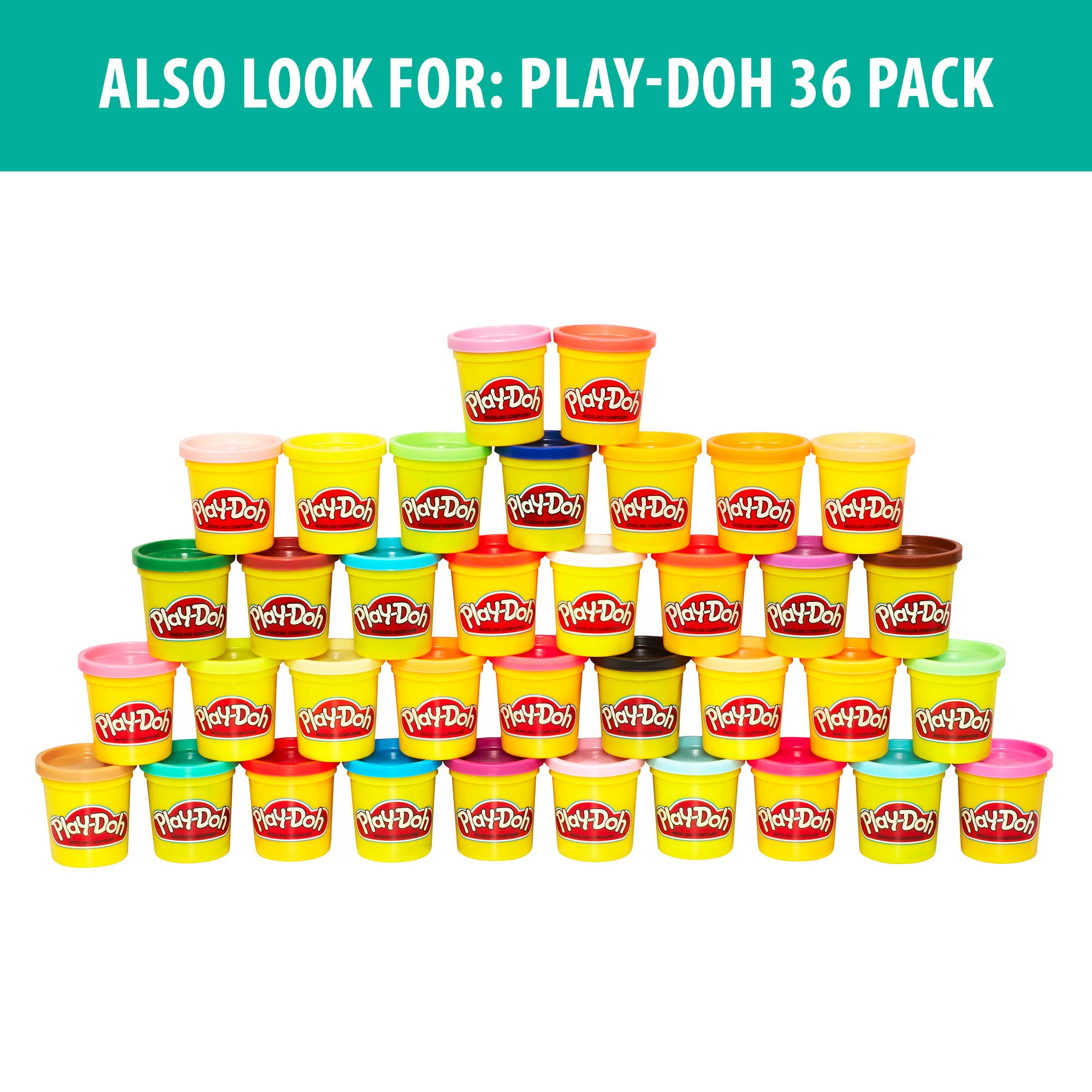 Play-Doh Play 'N Store Kids Table for Arts & Crafts Activities with 8 Non-Toxic Colors, 2 Oz Cans (Amazon Exclusive)