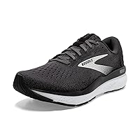 Brooks Women’s Ghost 16 Neutral Running Shoe - Black/Grey/White - 10 Medium