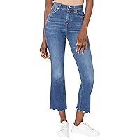 7 For All Mankind Women's High-Waist Slim Kick Jeans