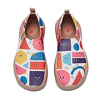 UIN Kid's Casual Slip-on Canvas Loafers Boys Girls Shoes Fashion Sneakers Funny Painted Travel Shoes