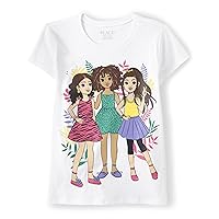 The Children's Place girls Do Anything Graphic Short Sleeve Tee
